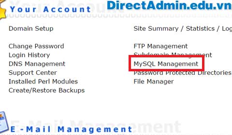 MySQL Management